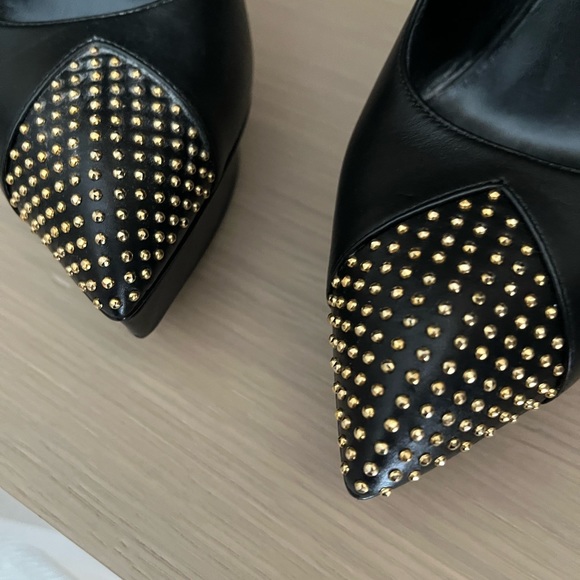 Saint Laurent platform pumps with studded toe. Worn once - Picture 2 of 8